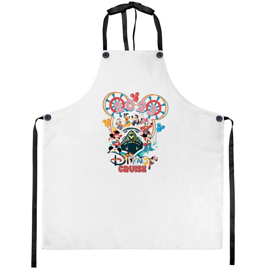 Disney Cruise 2023 Aprons, Disney Pirate Aprons, Disney Family Cruise Aprons