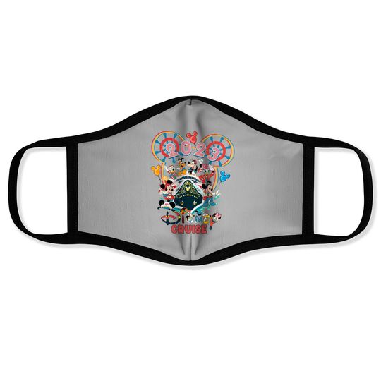 Disney Cruise 2023 Face Masks, Disney Pirate Face Masks, Disney Family Cruise Face Masks