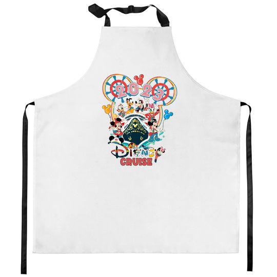 Disney Cruise 2023 Kitchen Aprons, Disney Pirate Kitchen Aprons, Disney Family Cruise Kitchen Aprons