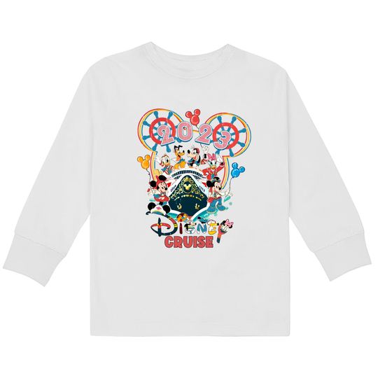 Disney Cruise 2023 Kids Long Sleeve Kids Long Sleeve T-Kids Long Sleeve T-Shirts