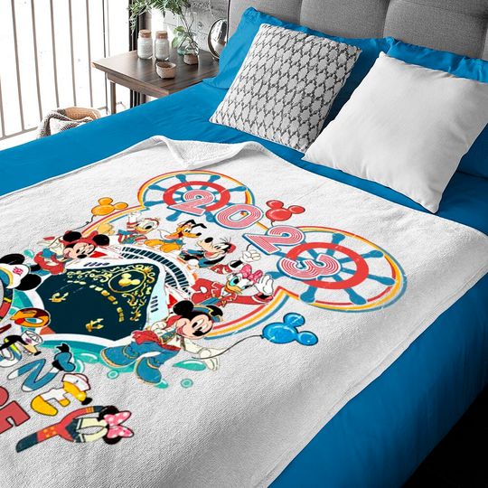 Disney Cruise 2023 Baby Blankets, Disney Pirate Baby Blankets, Disney Family Cruise Baby Blankets