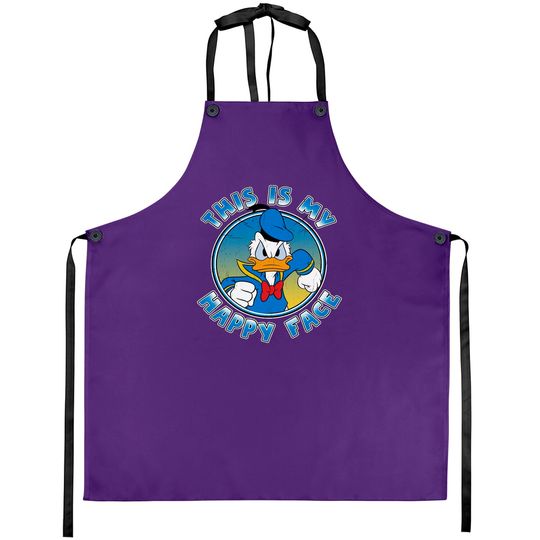 Disney Donald Duck DuckTales This Is My Happy Face Aprons