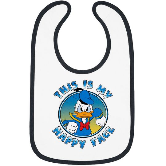 Disney Donald Duck DuckTales This Is My Happy Face Bibs