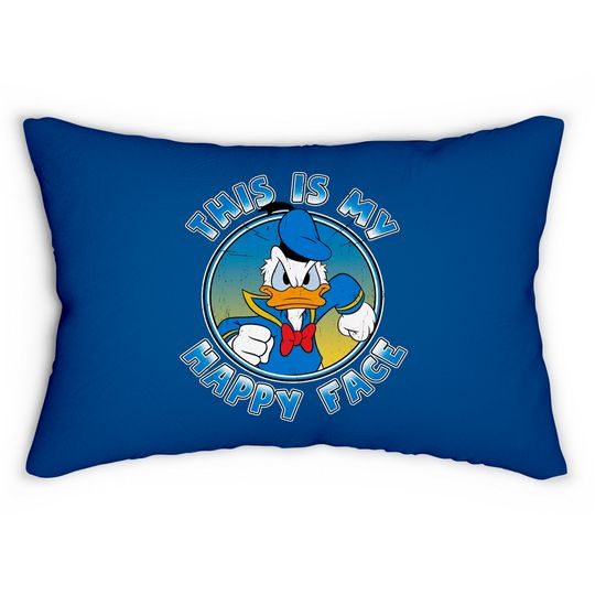 Disney Donald Duck DuckTales This Is My Happy Face Lumbar Pillows