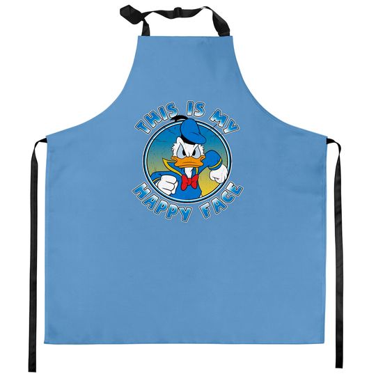 Disney Donald Duck DuckTales This Is My Happy Face Kitchen Aprons