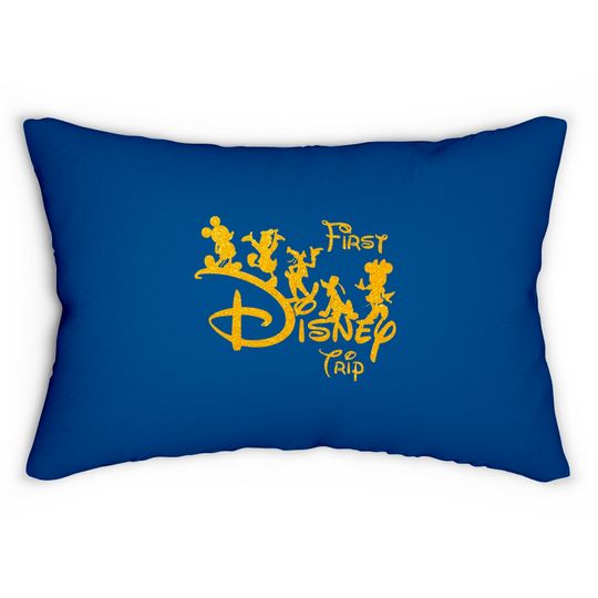 First Disney Trip Lumbar Pillows, Disney Trip 2023 Lumbar Pillows, Disneyworld Lumbar Pillows