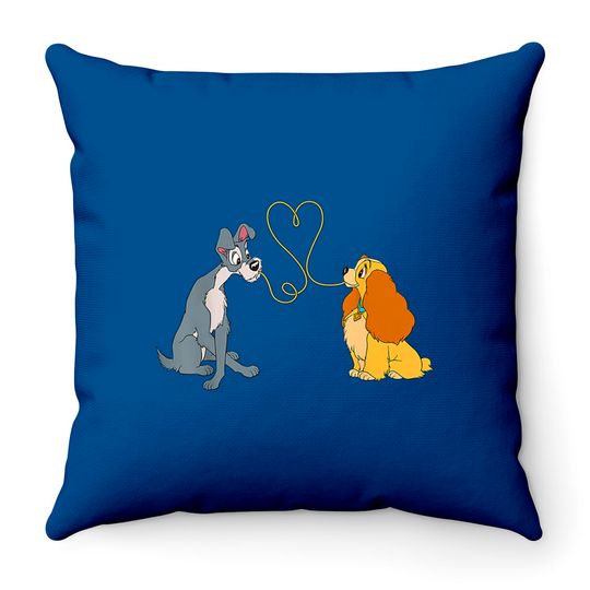 Disney Lady and The Tramp Bella Notte Throw Pillows