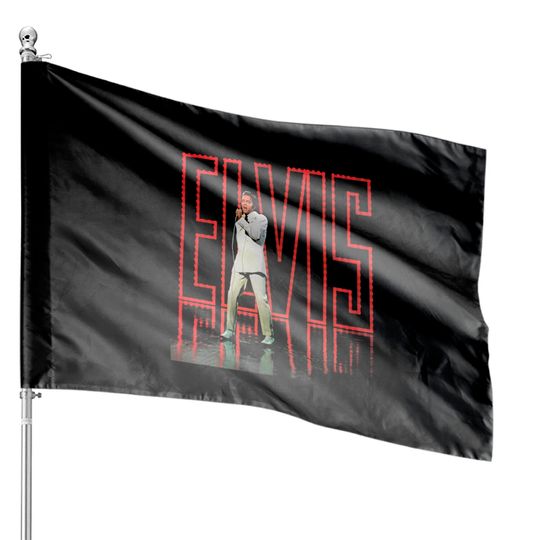 Elvis Presley House Flags, Elvis Presley Signature House Flags