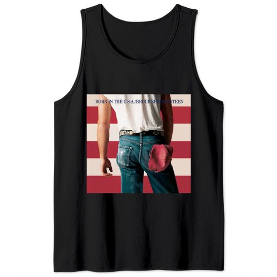 Vintage Bruce Springsteen Born In The U.S.A. Tank Tops