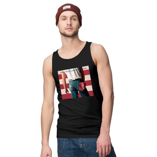 Vintage Bruce Springsteen Born In The U.S.A. Tank Tops