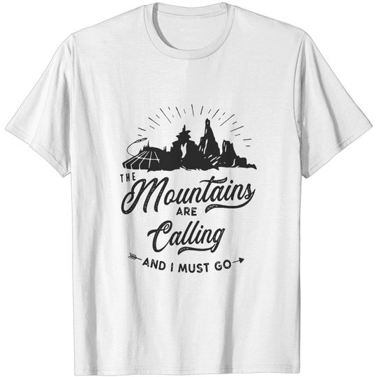 Mountains Are Calling T-Shirts, Disney Splash Mountain, Disney Mountain T-Shirts