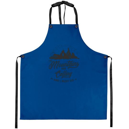 Mountains Are Calling Aprons, Disney Splash Mountain, Disney Mountain Aprons