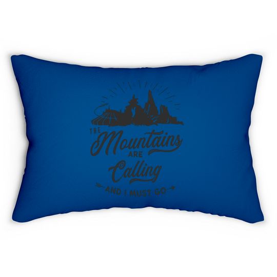 Mountains Are Calling Lumbar Pillows, Disney Splash Mountain, Disney Mountain Lumbar Pillows