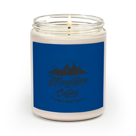 Mountains Are Calling Scented Candles, Disney Splash Mountain, Disney Mountain Scented Candles