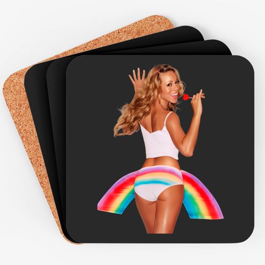 Discover Mariah Carey Coasters, Vintage Mariah Carey Rainbow Coasters