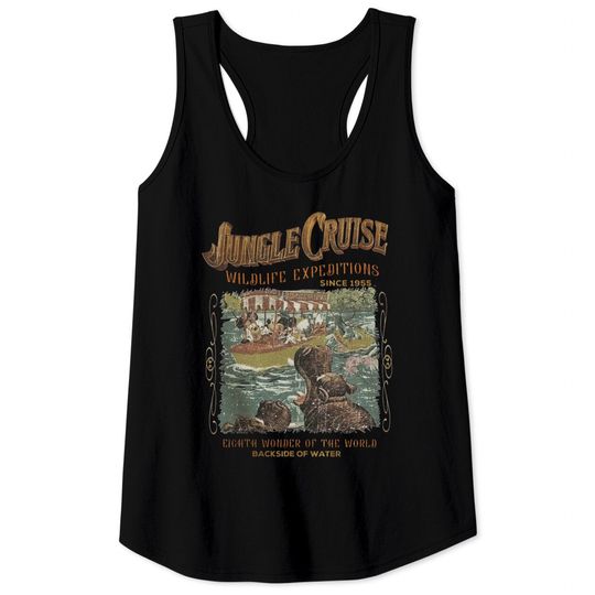 Vintage Disney Jungle Cruise Ride Tank Tops, WDW Disney Vacation, Magic kingdom Tank Tops
