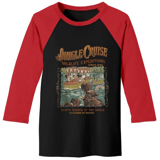 Vintage Disney Jungle Cruise Ride Baseball Tees, WDW Disney Vacation, Magic kingdom Baseball Tees