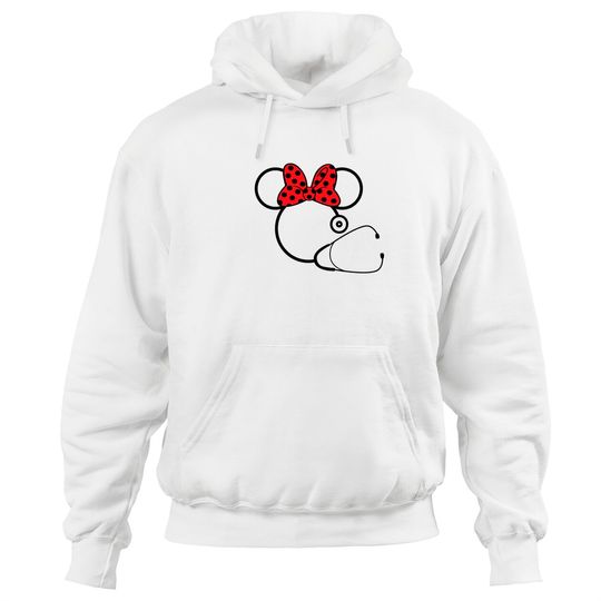 Minnie Nurse Hoodies, Disney Nurse Hoodies, Minnie Mouse Stethoscope Hoodies