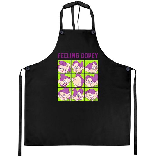 Disney Snow White And The Seven Dwarfs Feeling Dopey Box Up Aprons, Dopey Dwarf, Disney Characters Aprons