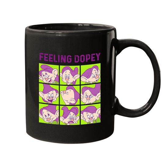 Disney Snow White And The Seven Dwarfs Feeling Dopey Box Up Mugs, Dopey Dwarf, Disney Characters Mugs