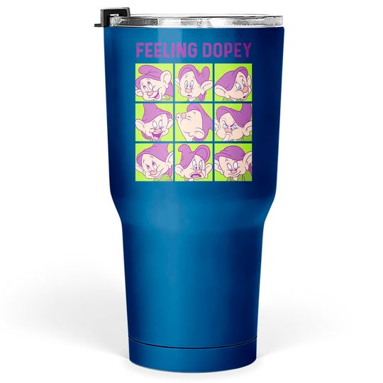 Disney Snow White And The Seven Dwarfs Feeling Dopey Box Up Tumblers 30 oz, Dopey Dwarf, Disney Characters Tumblers 30 oz