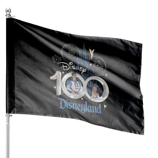 Princess Tiana And Prince Naveen Disney 100 Years Of Wonder House Flags
