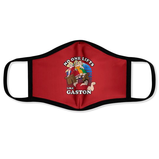 No One Lifts Like Gaston Sweatshirt / Disney Villains Face Masks