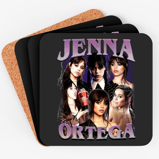 Jenna Ortega Vintage Coasters