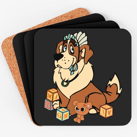 Nana Dog And Toys Coasters Peter Pan Dog Disney Retro Coasters