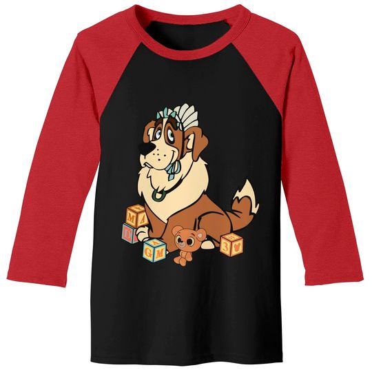 Nana Dog And Toys Baseball Tees Peter Pan Dog Disney Retro Baseball Tees