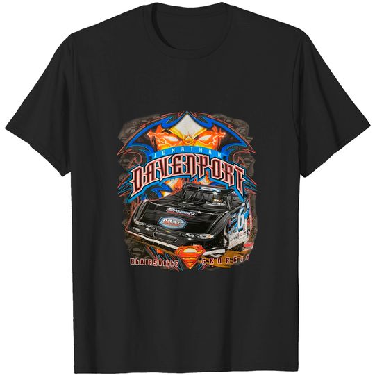 2016 Jonathan Davenport Superman Kevin Rumley Racing T Shirt