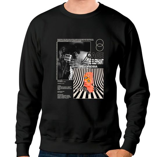 Cage The elephant Melophobia  Retro Music Hoodie