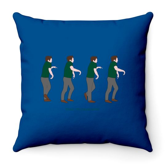 Discover New Girl - Panic Moonwalking Throw Pillows