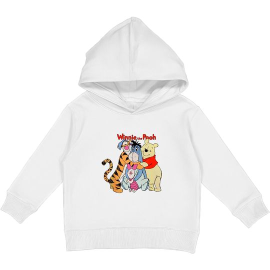 We Are Family- Winnie The Pooh Kids Pullover Hoodies, Pooh And Fiends Disney Kids Pullover Hoodies