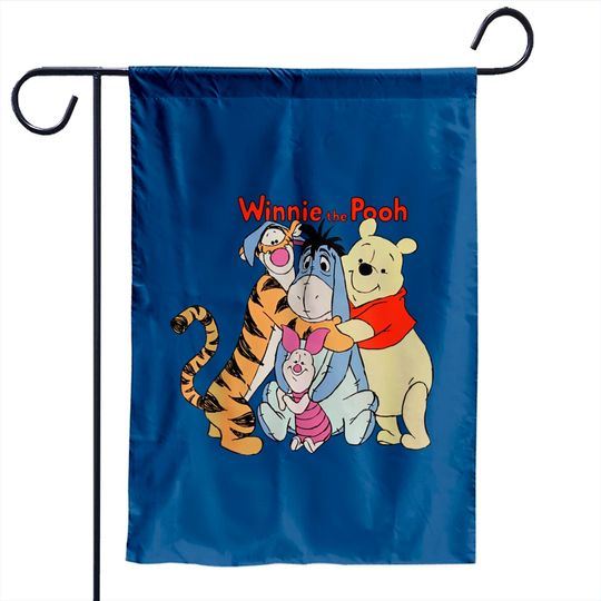 We Are Family- Winnie The Pooh Garden Flags, Pooh And Fiends Disney Garden Flags