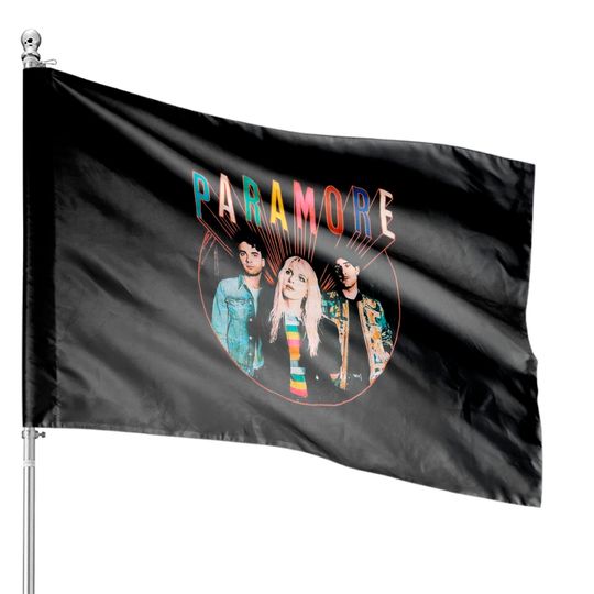 VINTAGE Paramore Sweatshirt, Riot House Flags, 2023 Tour Dates House Flags, Funny Birthday Black House Flags