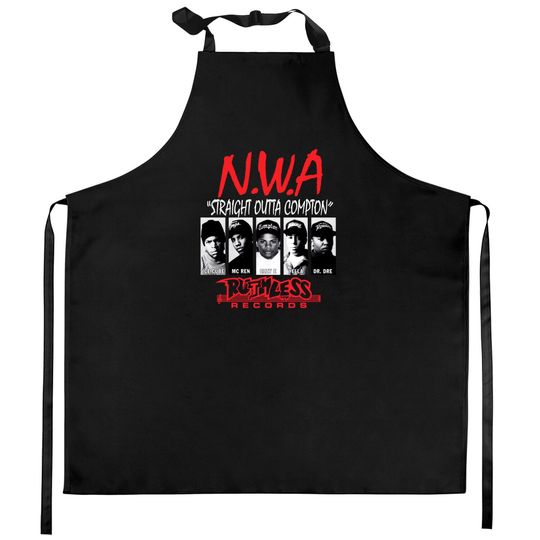 NWA Straight Outta Compton Old School Hip Hop Rap Kitchen Aprons