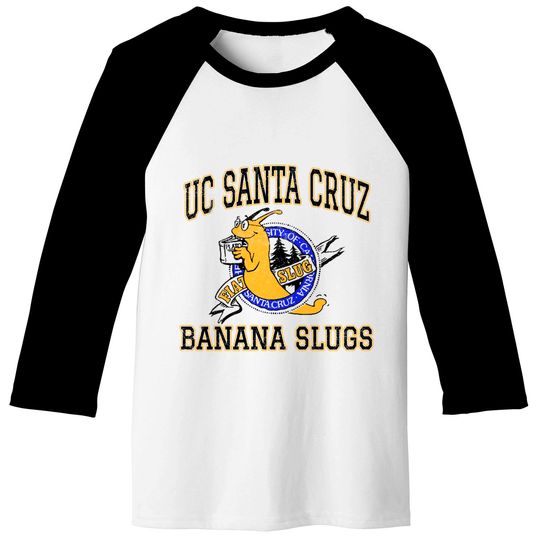 UC Santa Cruz Banana Slugs  Baseball Tees