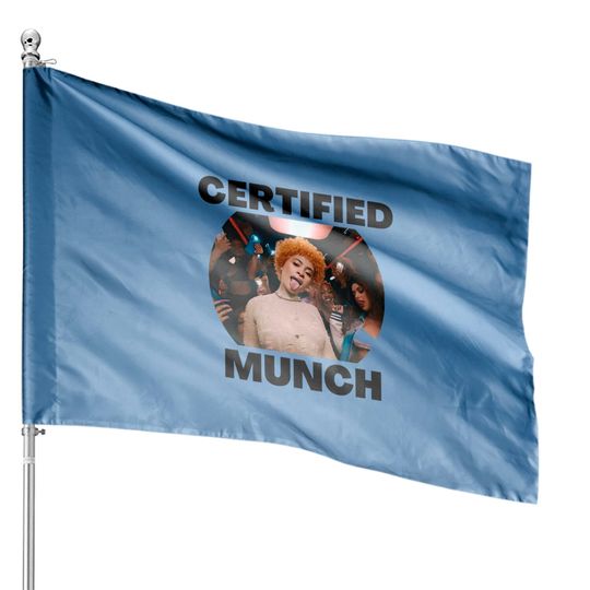 Certified Munch House Flags - Ice spice, Feelin u, munch, Rap, rapper, simp House Flags