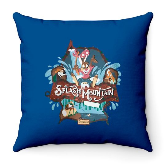 Splash Mountain Vintage Throw Pillows, disney ride, Brer Rabbit