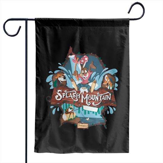 Splash Mountain Vintage Garden Flags, disney ride, Brer Rabbit