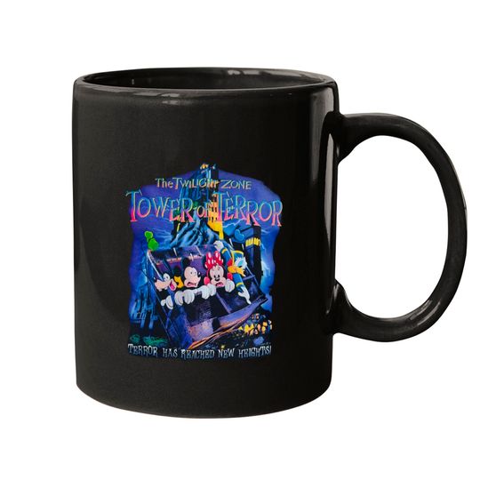 Disney The Twilight Zone Tower of Terror Mugs, Twilight Zone Disneyworld Mugs