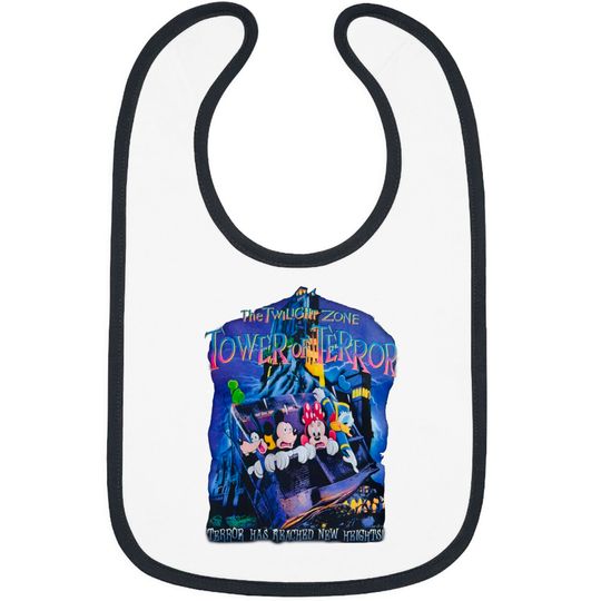 Disney The Twilight Zone Tower of Terror Bibs, Twilight Zone Disneyworld Bibs