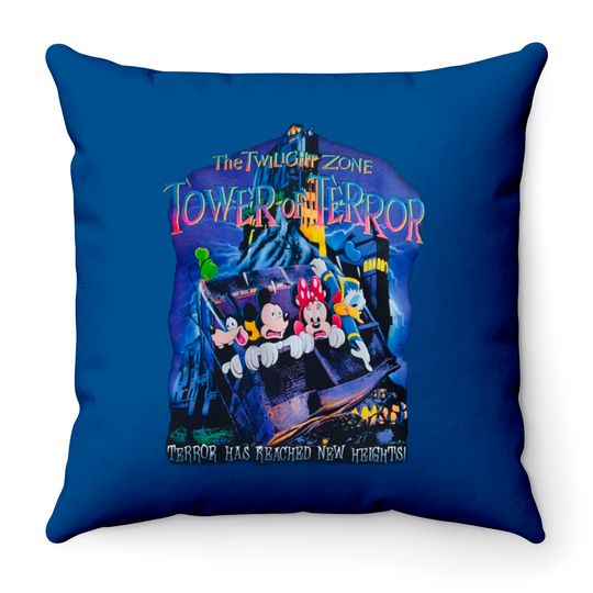 Disney The Twilight Zone Tower of Terror Throw Pillows, Twilight Zone Disneyworld Throw Pillows