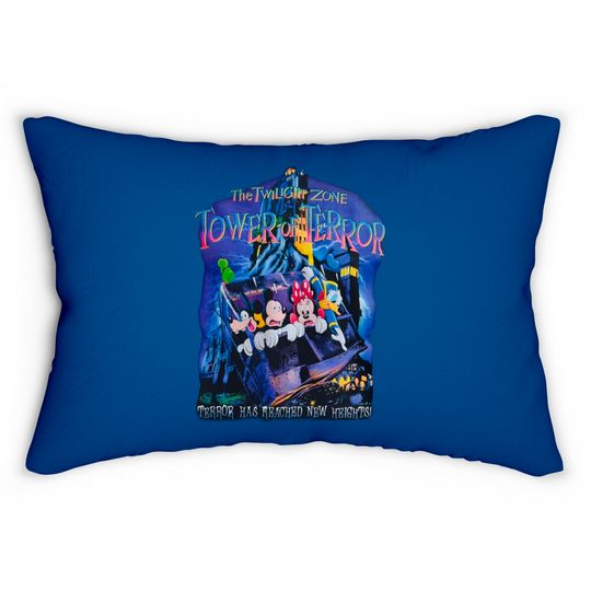 Disney The Twilight Zone Tower of Terror Lumbar Pillows, Twilight Zone Disneyworld Lumbar Pillows