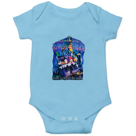 Disney The Twilight Zone Tower of Terror Onesies, Twilight Zone Disneyworld Onesies