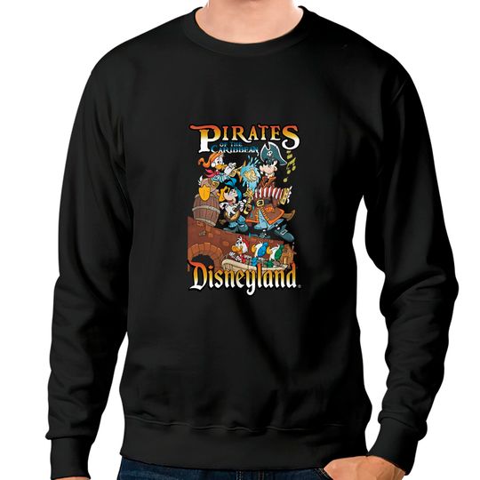 Retro Pirates of the Caribbean Sweatshirts, Disney Pirate Sweatshirts
