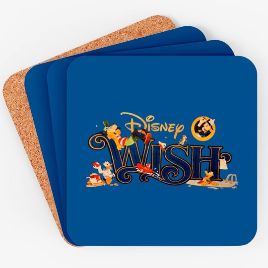 Disney Wish Cruise Coasters, Cruise Coasters , Disney cruise Coasters, Cruise family Coasters