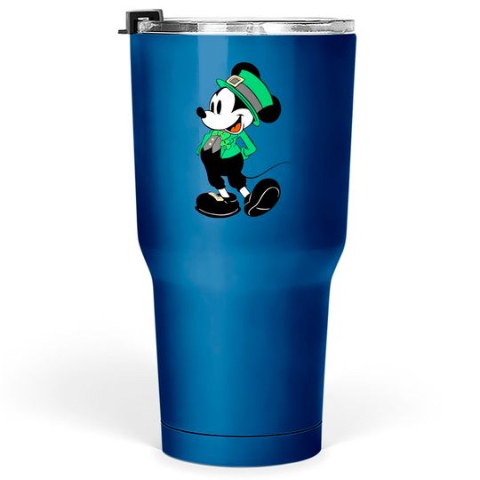 Mickey Mouse Shamrock  Tumblers 30 oz, St Patrick's Day Tumblers 30 oz, Irish Mickey Tumblers 30 oz, Disney St Patricks Day Tumblers 30 oz,