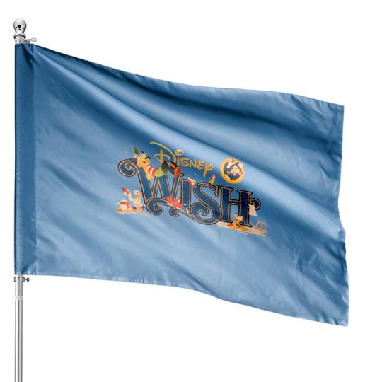 Disney Wish Cruise House Flags, Cruise House Flags , Disney cruise House Flags, Cruise family House Flags
